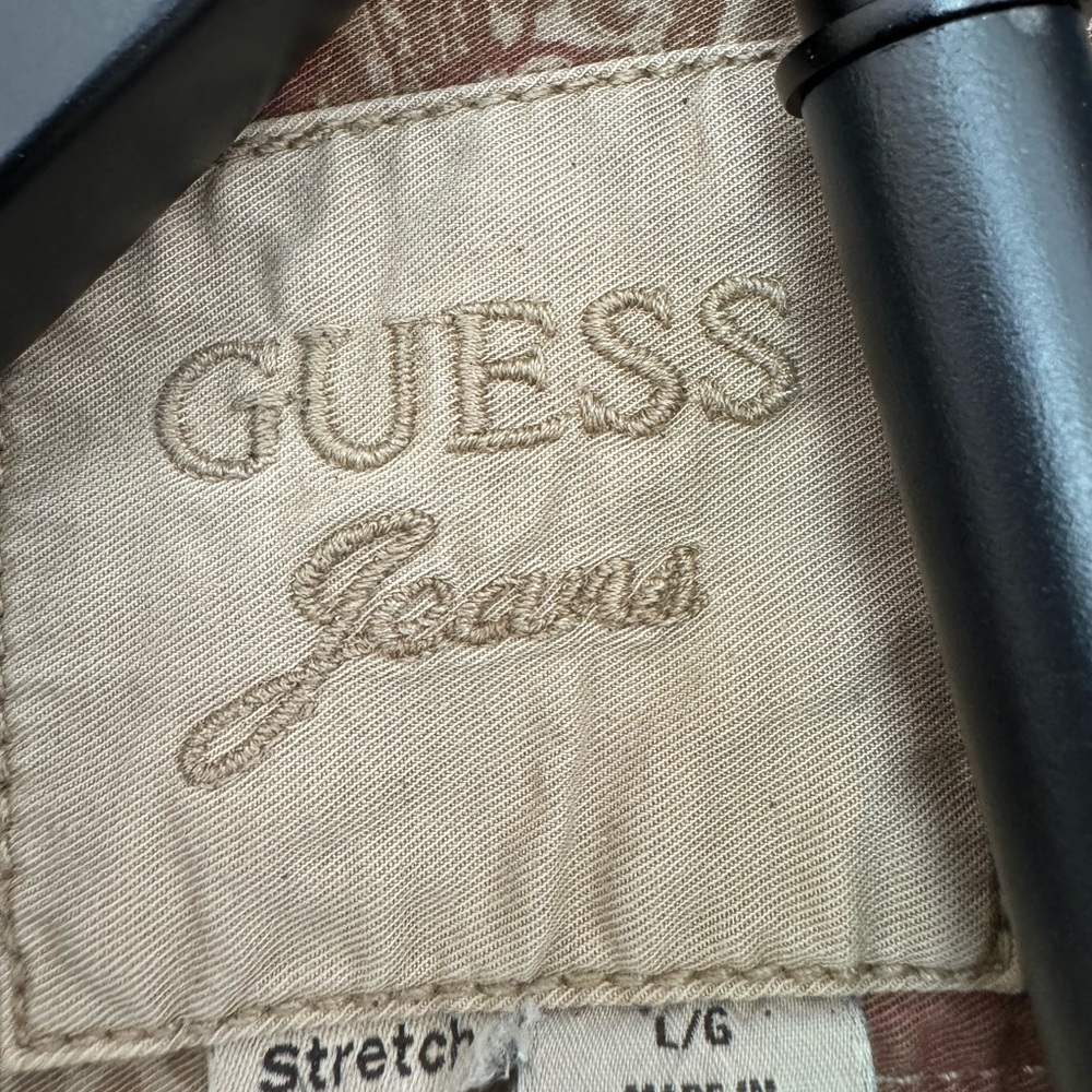 Guess Khaki Sleeveless Button-Front Mini Dress - Picture 3 of 4